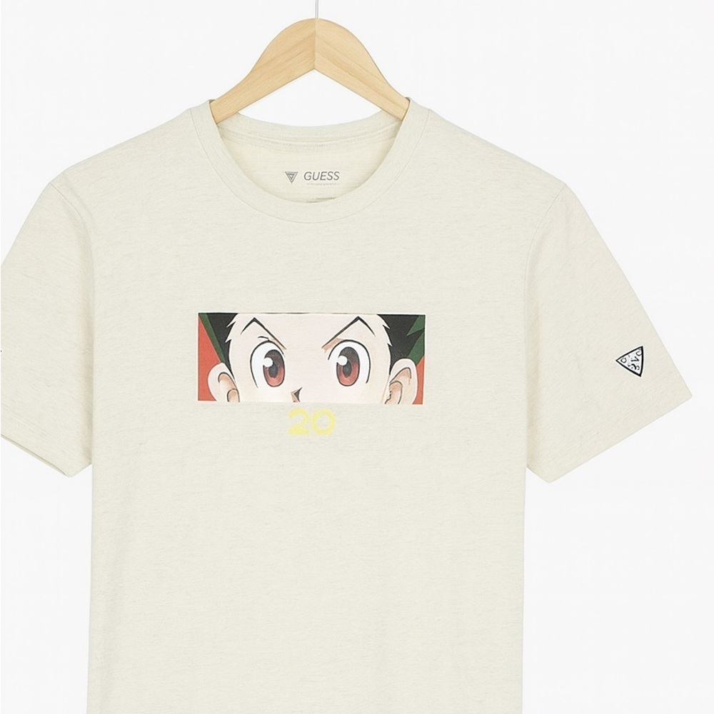 Men’s Hunter X Hunter Anime Short Sleeve Yellow T-Shirt Adult Size Small.